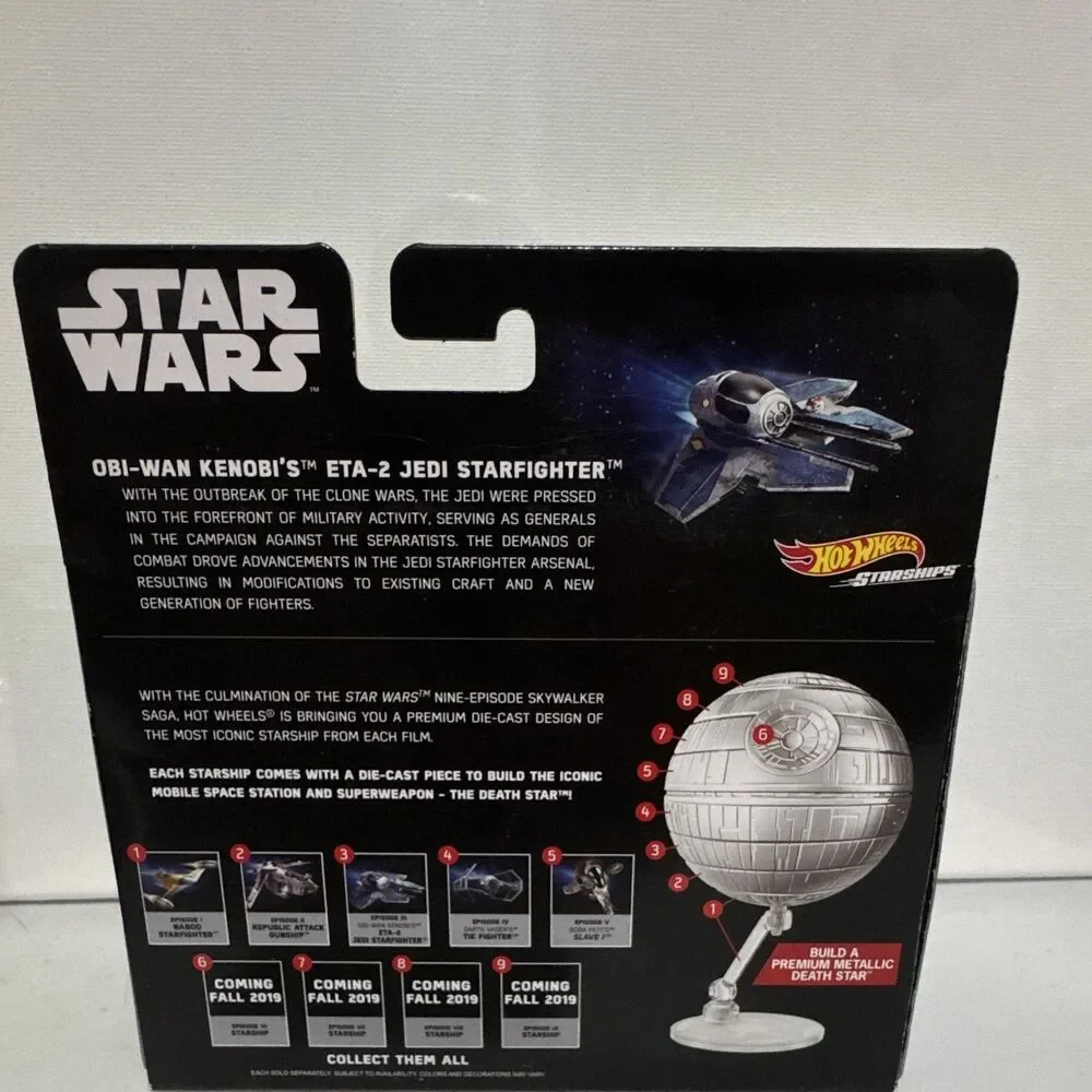 Hot Wheels Star Wars Republic Attack Gunship Diecast Silver Commemorative